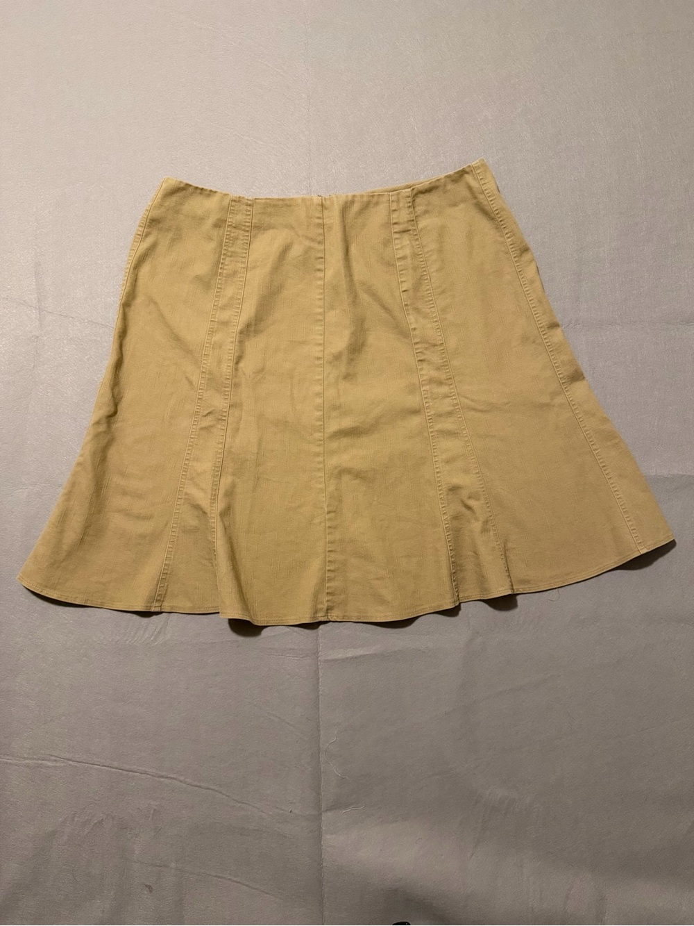 New York Clothing Co. Women’s Tan Fit & Flare A-Line Skirt Plus Size 18W